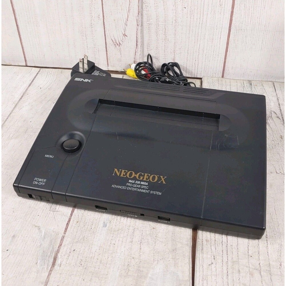 SNK NEO-GEO X Limited Edition Console - DOCK + CABLES ONLY - Tested Working